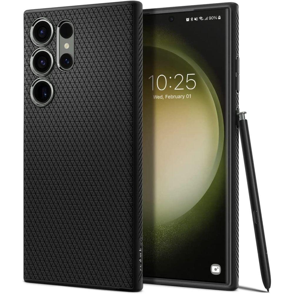 ETUI SPIGEN LIQUID AIR SAMSUNG GALAXY S23 ULTRA CZARNE