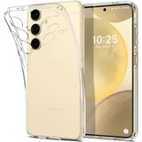 ETUI SPIGEN LIQUID CRYSTAL SAMSUNG GALAXY S24 TRANSPARETNE