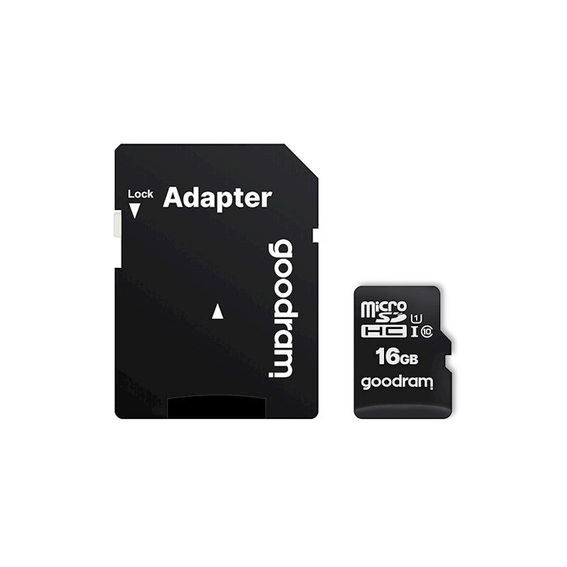 GOODRAM KARTA PAMIĘCI 16GB MICROSDHC KL. 10 UHS-I + ADAPTER