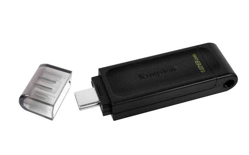 KINGSTON PENDRIVE 128GB USB-C DT70 CZARNY