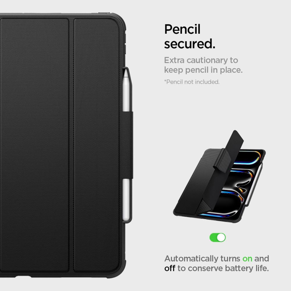 ETUI SPIGEN RUGGED ARMOR ”PRO” IPAD PRO 13” 7 / 2024 CZARNE