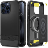 ETUI SPIGEN RUGGED ARMOR MAG MAGSAFE IPHONE 15 PRO MAX CZARNE
