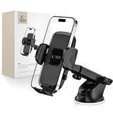 UCHWYT SAMOCHODOWY TECH-PROTECT V3 UNIVERSAL WINDSHIELD & DASHBOARD CAR MOUNT BLACK CZARNY