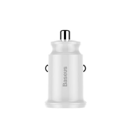 BASEUS ŁADOWARKA SAMOCHODOWA GRAIN 2X USB 3,1A BIAŁA