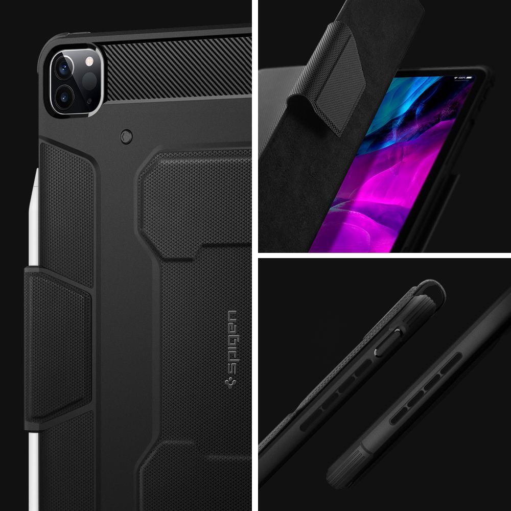ETUI SPIGEN RUGGED ARMOR ”PRO” IPAD PRO 11” 2 / 3 / 4 / 2020-2022 CZARNY
