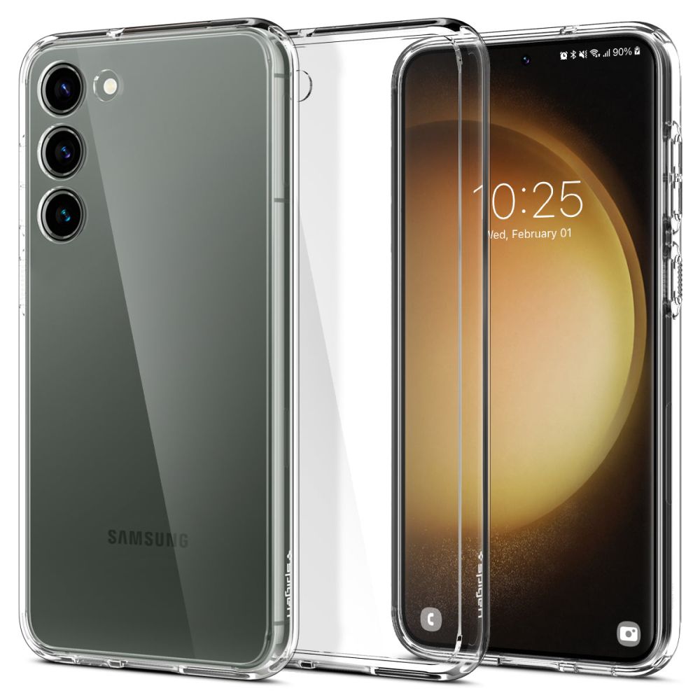 ETUI SPIGEN ULTRA HYBRID SAMSUNG GALAXY S23 CRYSTAL CLEAR TRANSPARENTNE