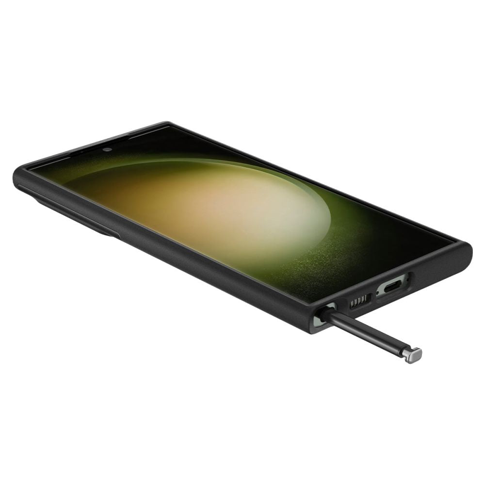 ETUI SPIGEN OPTIK ARMOR SAMSUNG GALAXY S23 ULTRA BLACK CZARNE