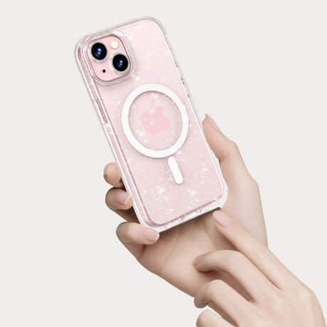 ETUI TECH-PROTECT FLEXAIR HYBRID MAGSAFE IPHONE 15 TRANSPARETNO BROKATOWE