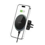 UCHWYT SAMOCHODOWY Z ŁADOWANIEM INDUKCYJNYM TECH-PROTECT A2 MAGNETIC MAGSAFE WIRELESS CHARGER 15W CZARNY