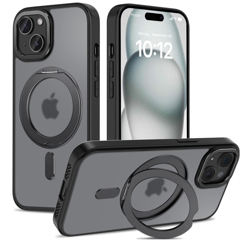ETUI TECH-PROTECT MAGRING MAGSAFE IPHONE 15 CZARNE
