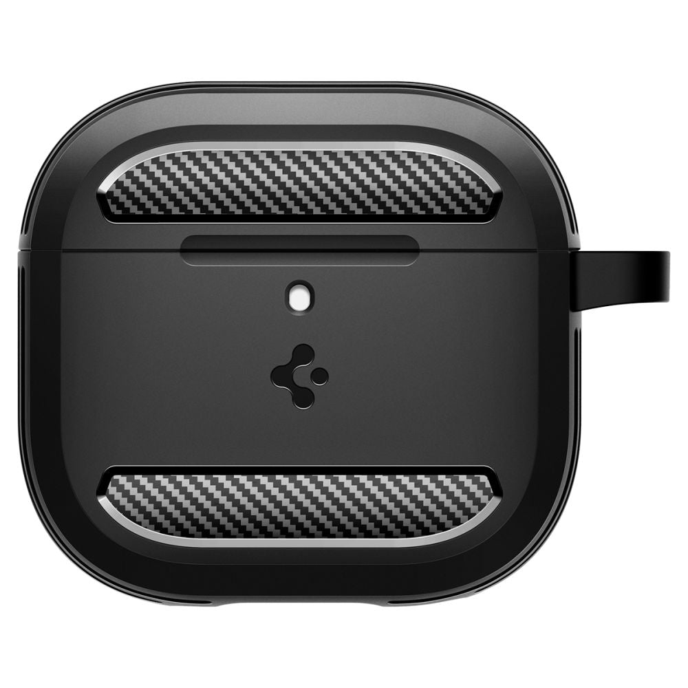 ETUI NA SŁUCHAWKI SPIGEN RUGGED ARMOR APPLE AIRPODS 4 CZARNE