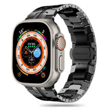 PASEK TECH-PROTECT STAINLESS LINE APPLE WATCH 6 / 7 / 8 / 9 / 10 / SE / ULTRA 1 / 2 (44 / 45 / 46 / 49 MM) BLACK