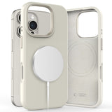 ETUI TECH-PROTECT SILICONE PURE MAGSAFE IPHONE 16 PRO BEŻOWE