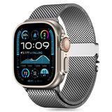 PASEK TECH-PROTECT MILANO APPLE WATCH 6 / 7 / 8 / 9 / 10 / SE / ULTRA 1 / 2 (44 / 45 / 46 / 49 MM) SREBRNY