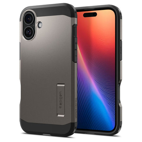 ETUI SPIGEN TOUGH ARMOR MAG MAGSAFE IPHONE 16 GUNMETAL SZARE