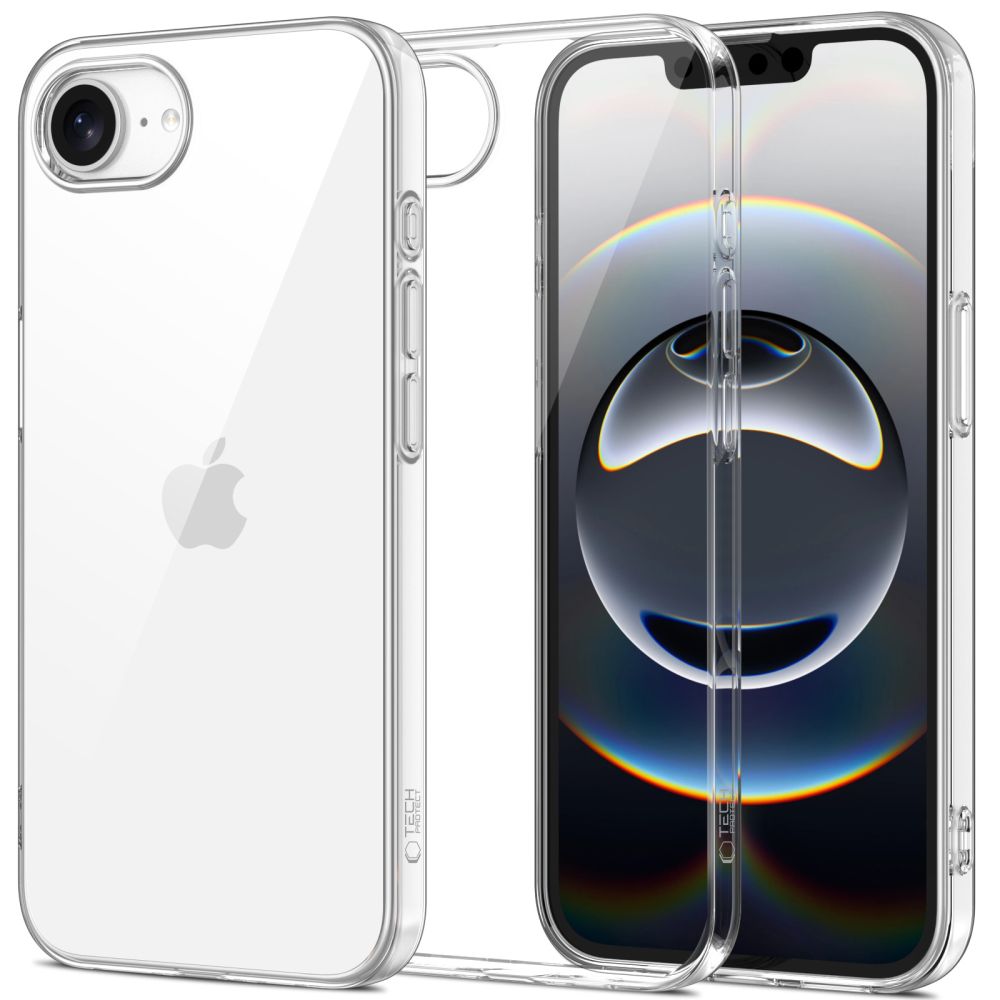 ETUI TECH-PROTECT FLEXAIR IPHONE 16E CLEAR TRANSPARETNE