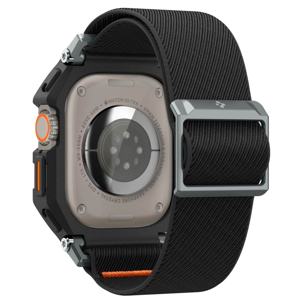 PASEK SPIGEN LITE FIT ”PRO” APPLE WATCH ULTRA 1 / 2 (49 MM) MATTE BLACK CZARNY