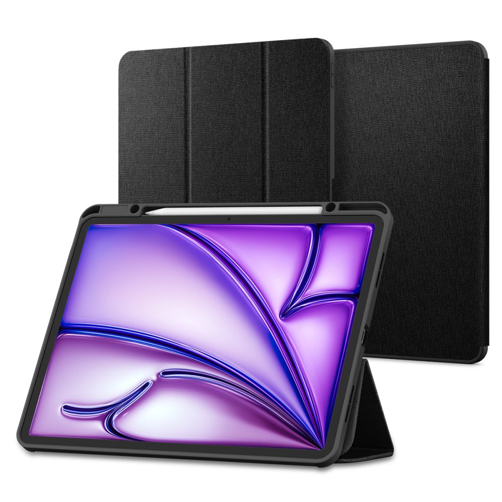 ETUI SPIGEN URBAN FIT IPAD AIR 13” 1 / 2 / 2024-2025 BLACK CZARNE