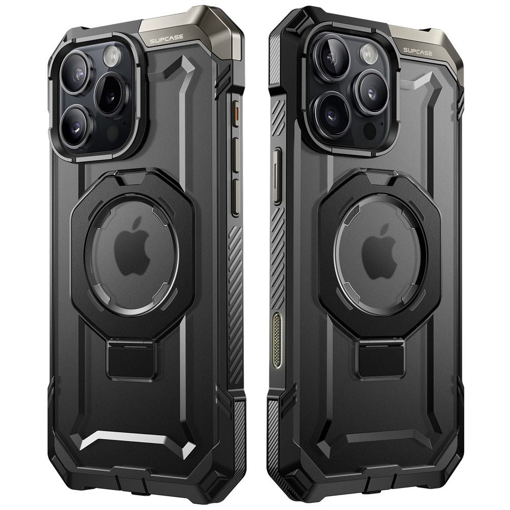 ETUI SUPCASE UB GRIP MAG MAGSAFE IPHONE 16 PRO MAX CZARNE