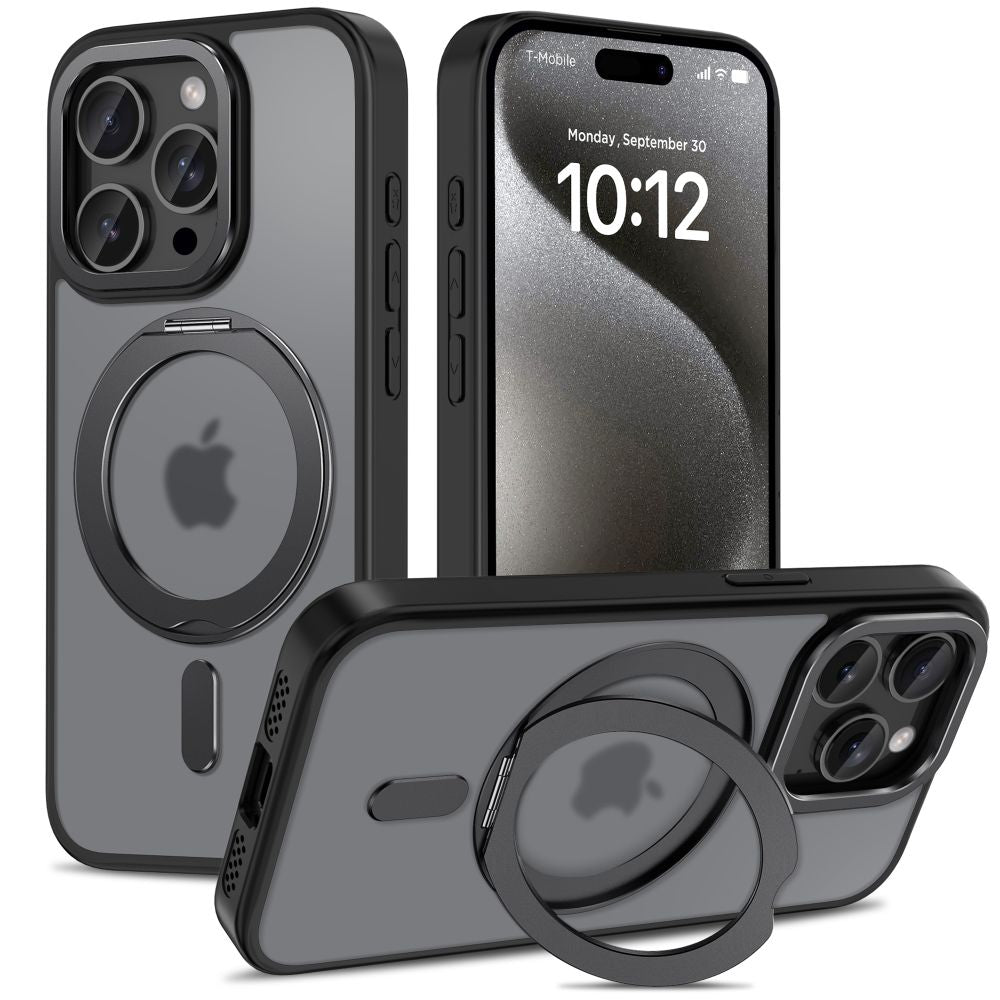 ETUI TECH-PROTECT MAGRING MAGSAFE IPHONE 15 PRO CZARNE