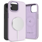ETUI TECH-PROTECT SILICONE PURE MAGSAFE IPHONE 15 FIOLETOWE