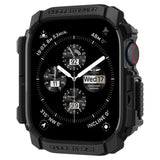 PASEK NAKŁADKA SPIGEN RUGGED ARMOR APPLE WATCH 10 (42 MM) CZARNY