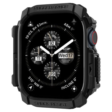 PASEK NAKŁADKA SPIGEN RUGGED ARMOR APPLE WATCH 10 (42 MM) CZARNY