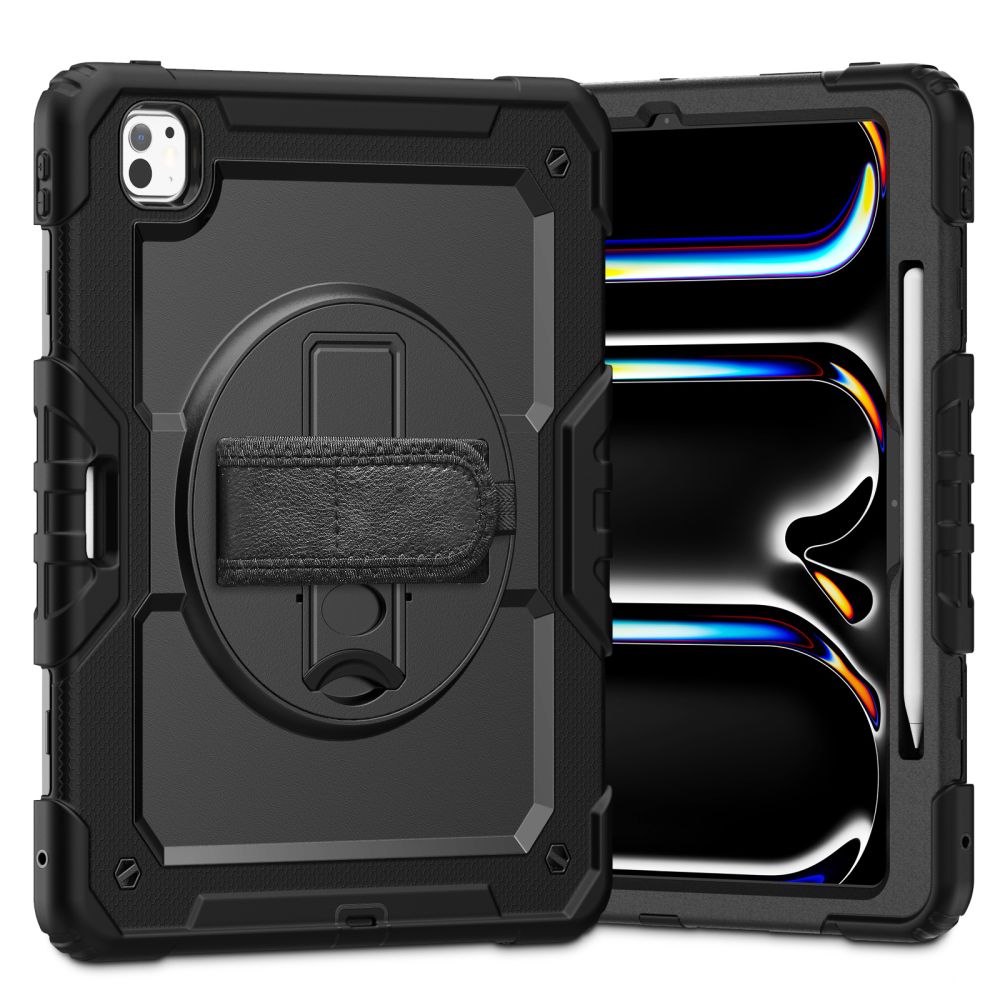 ETUI TECH-PROTECT SOLID360 IPAD PRO 13” 7 / 2024 CZARNE