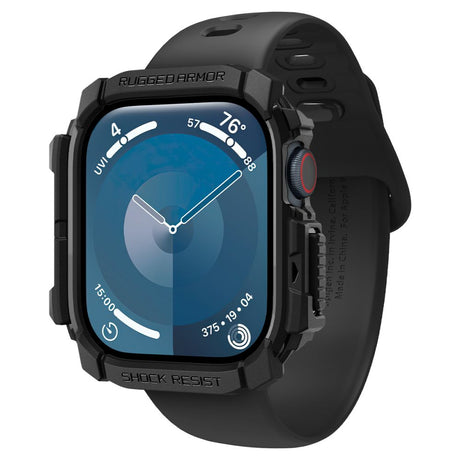 ETUI NAKŁADKA SPIGEN RUGGED ARMOR APPLE WATCH 10 (46 MM) CZARNE