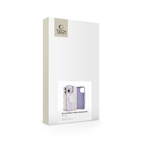 ETUI TECH-PROTECT SILICONE PURE MAGSAFE IPHONE 16 PRO FIOLETOWY