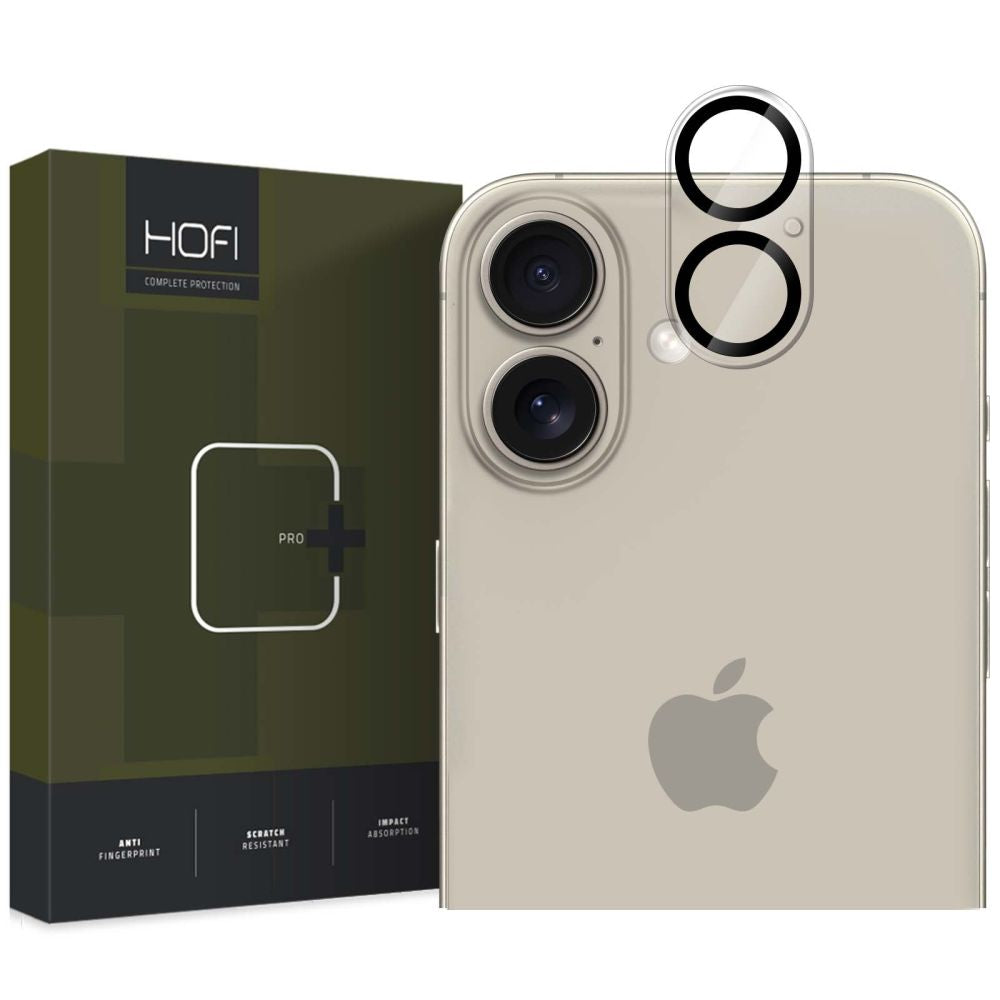 SZKŁO OSŁONA APARATU HOFI CAM PRO+ IPHONE 16 / 16 PLUS CLEAR