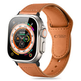 PASEK TECH-PROTECT NATURALFIT APPLE WATCH 6 / 7 / 8 / 9 / 10 / SE (40 / 41 / 42 MM) BROWN BRĄZOWY
