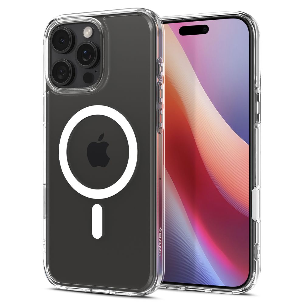 ETUI SPIGEN ULTRA HYBRID ”T” MAG MAGSAFE IPHONE 16 PRO BIAŁE