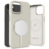 ETUI TECH-PROTECT SILICONE PURE MAGSAFE IPHONE 15 BEŻOWE