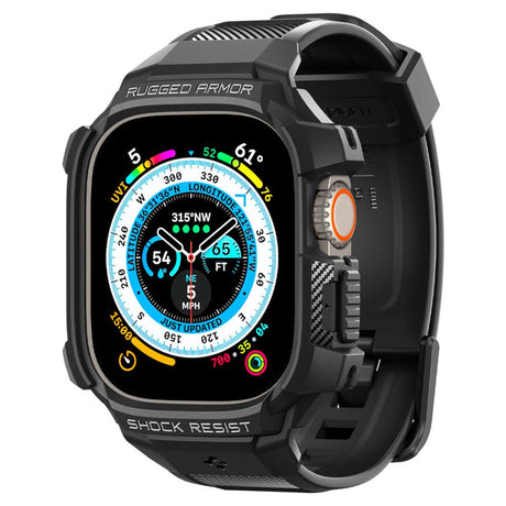 PASEK SPIGEN RUGGED ARMOR ”PRO” APPLE WATCH ULTRA 1 / 2 (49 MM) CZARNY