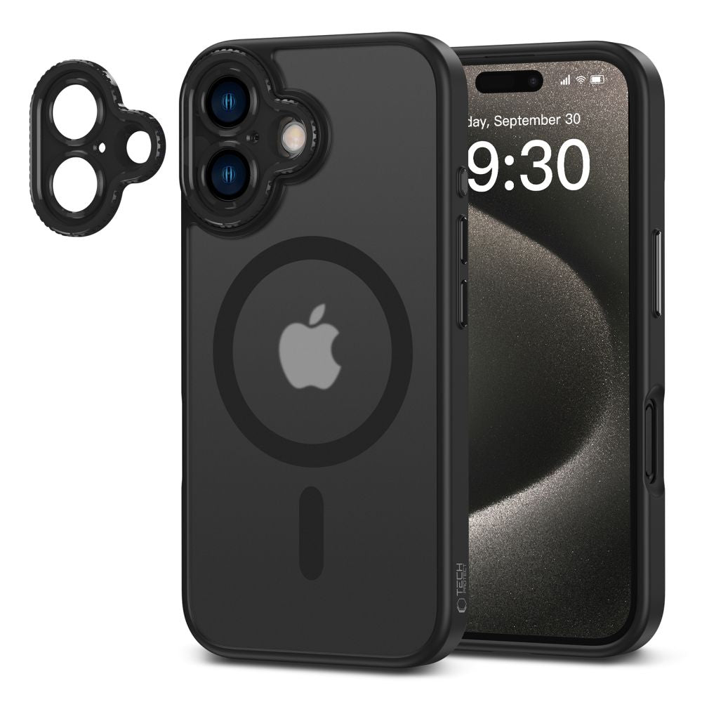 ETUI TECH-PROTECT MAGCAM MAGSAFE IPHONE 16 CZARNE