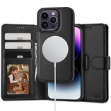 ETUI OTWIERANE TECH-PROTECT WALLET MAGSAFE IPHONE 15 PRO MAX CZARNE