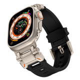 PASEK TECH-PROTECT DELTA PRO APPLE WATCH 6 / 7 / 8 / 9 / 10 / SE / ULTRA 1 / 2 (44 / 45 / 46 / 49 MM) TYTANOWO CZARNY