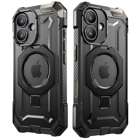 ETUI SUPCASE UB GRIP MAG MAGSAFE IPHONE 16 CZARNE
