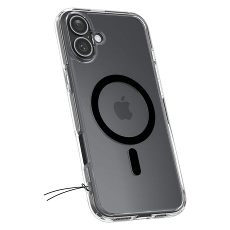 ETUI SPIGEN ULTRA HYBRID MAG MAGSAFE IPHONE 16 PLUS TRANSPARETNO CZARNE