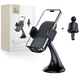 UCHWYT SAMOCHODOWY DO KRATKI I NA SZYBĘ TECH-PROTECT V8 UNIVERSAL DASHBOARD UNRG & VENT CAR MOUNT CZARNY