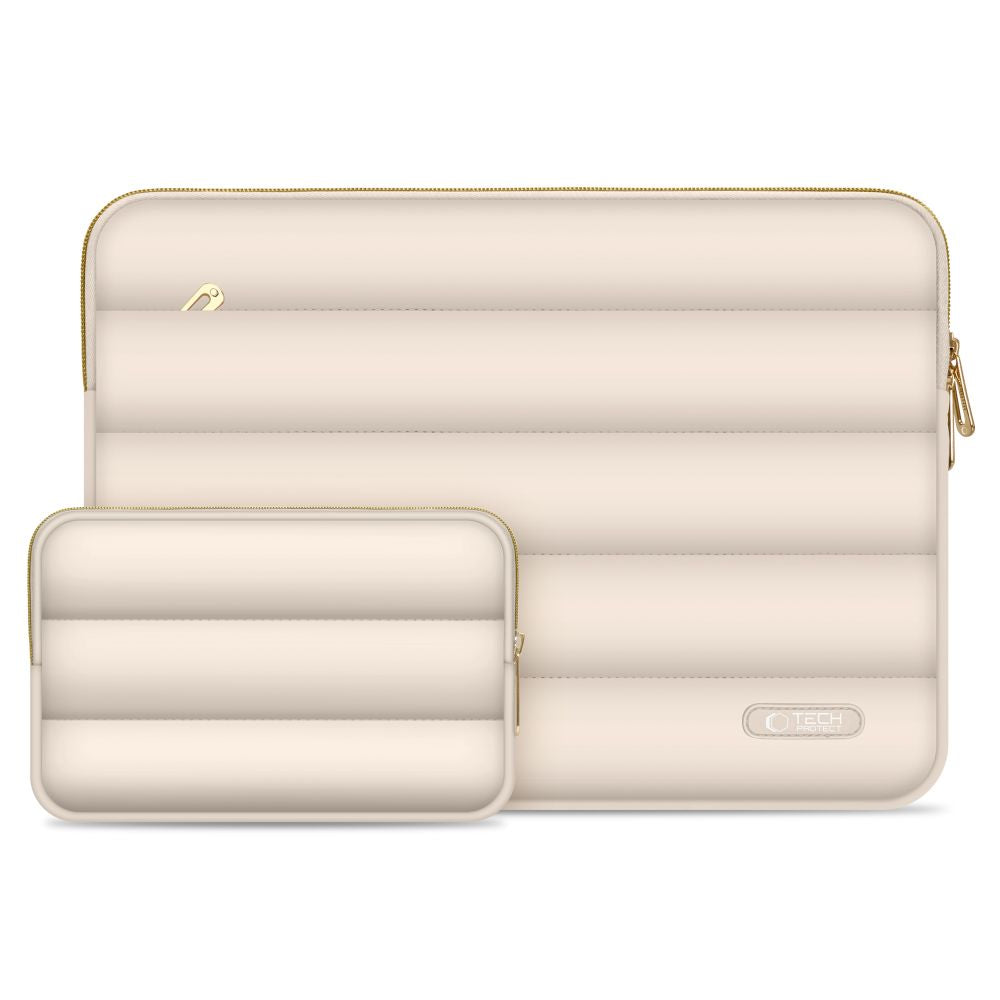 TORBA NA LAPTOP TECH-PROTECT PUFFY LAPTOP 13-14 BEŻOWA
