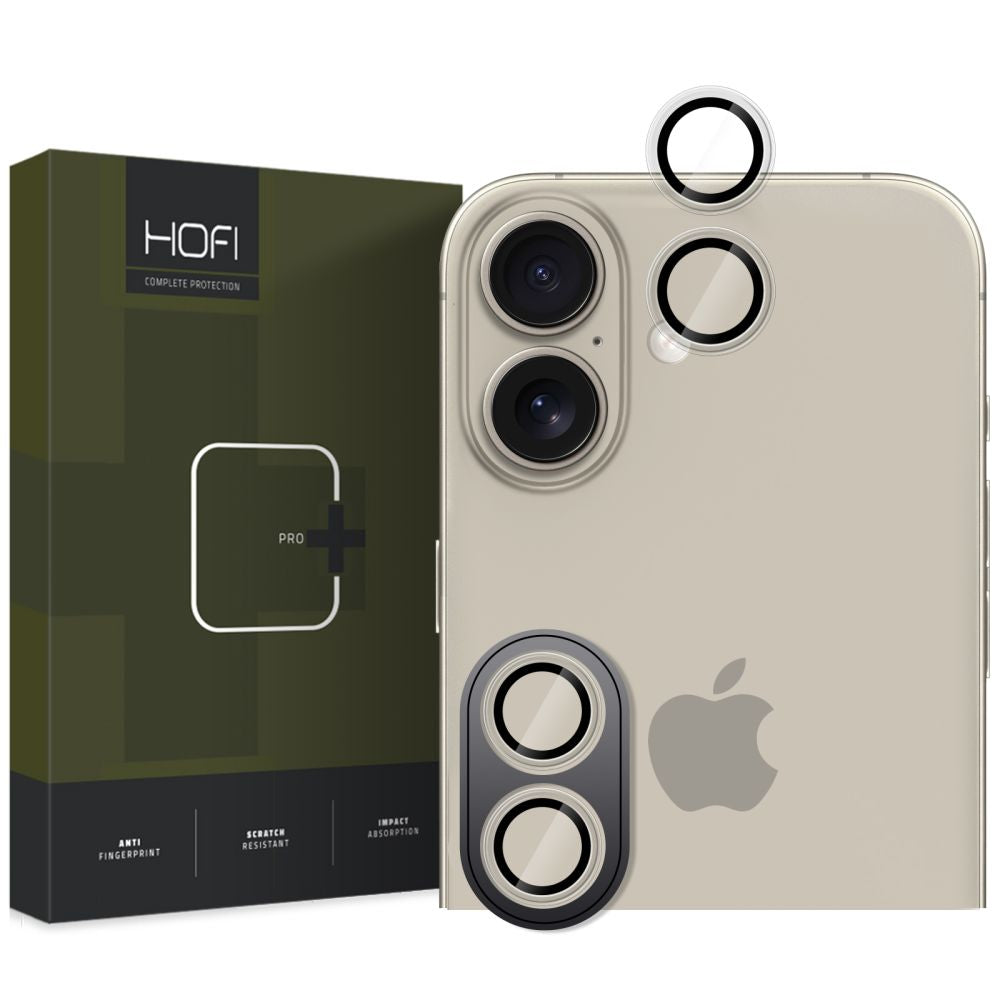 SZKŁO OSŁONA APARATU HOFI CAMRING PRO+ IPHONE 16 / 16 PLUS CLEAR