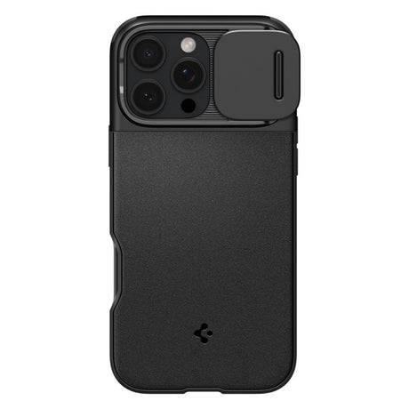 ETUI SPIGEN OPTIK ARMOR MAG MAGSAFE IPHONE 16 PRO MAX CZARNE