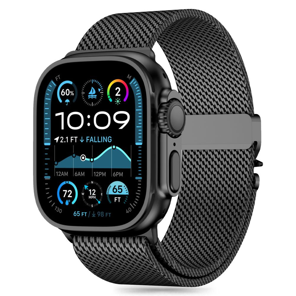 PASEK TECH-PROTECT MILANO APPLE WATCH 6 / 7 / 8 / 9 / 10 / SE / ULTRA 1 / 2 (44 / 45 / 46 / 49 MM) CZARNY