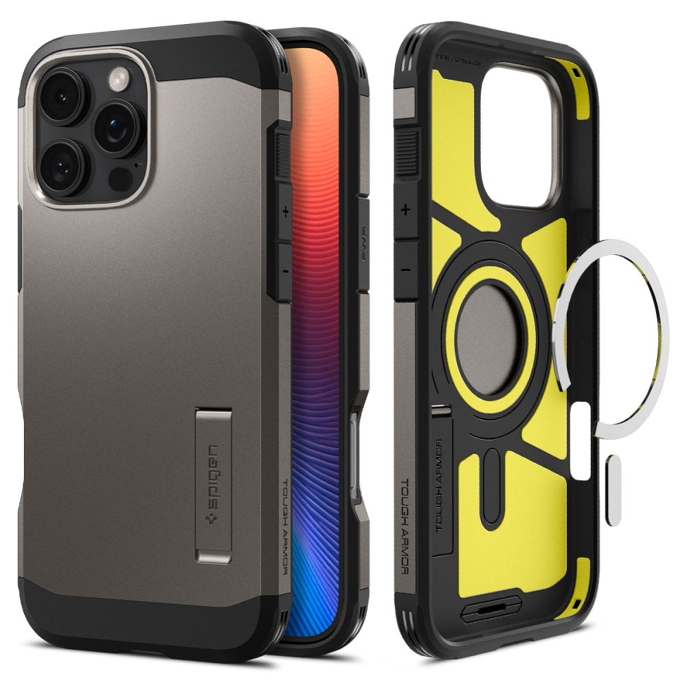 ETUI SPIGEN TOUGH ARMOR MAG MAGSAFE IPHONE 16 PRO MAX GUNMETAL SZARE