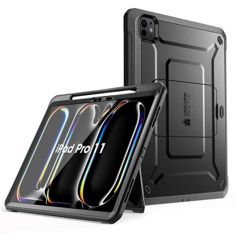 ETUI SUPCASE UNICORN BEETLE PRO IPAD PRO 11” 5 / 2024 BLACK CZARNE