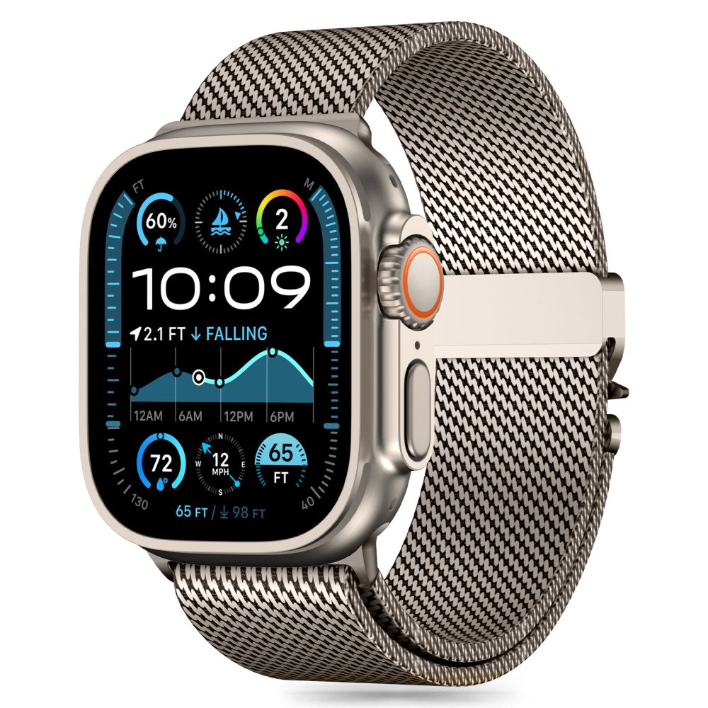 PASEK TECH-PROTECT MILANO APPLE WATCH 6 / 7 / 8 / 9 / 10 / SE / ULTRA 1 / 2 (44 / 45 / 46 / 49 MM) TYTANOWY