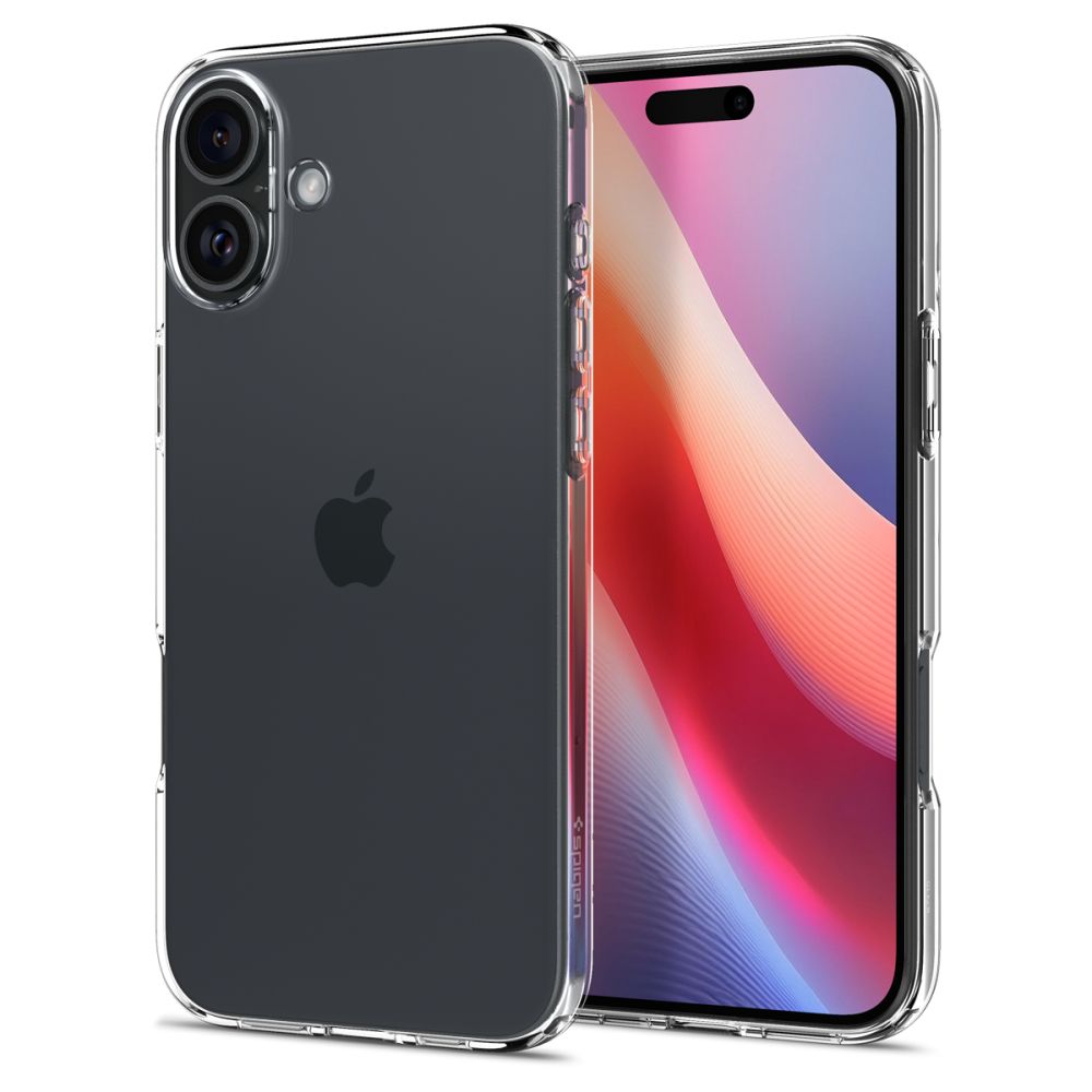 ETUI SPIGEN LIQUID CRYSTAL IPHONE 16 CLEAR TRANSPARETNE