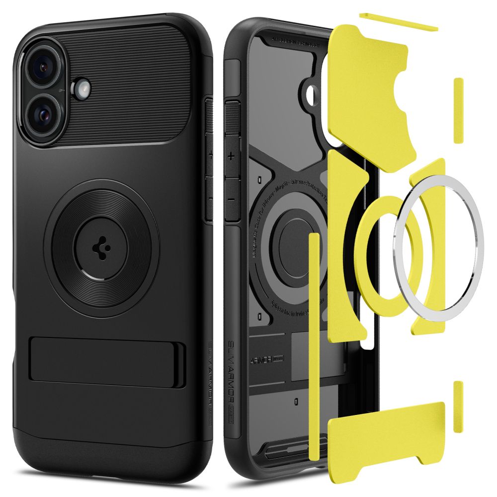 ETUI SPIGEN SLIM ARMOR MAG MAGSAFE IPHONE 16 CZARNE